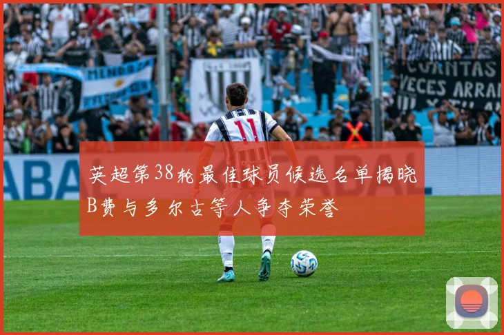 英超第38轮最佳球员候选名单揭晓B费与多尔古等人争夺荣誉